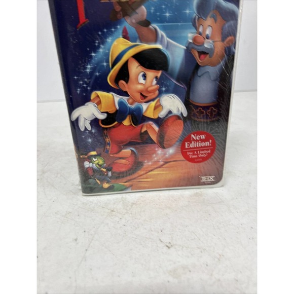 Pinocchio (VHS, 1999, Clam Shell Gold Collection) FACTORY SEALED - Picture 6 of 9